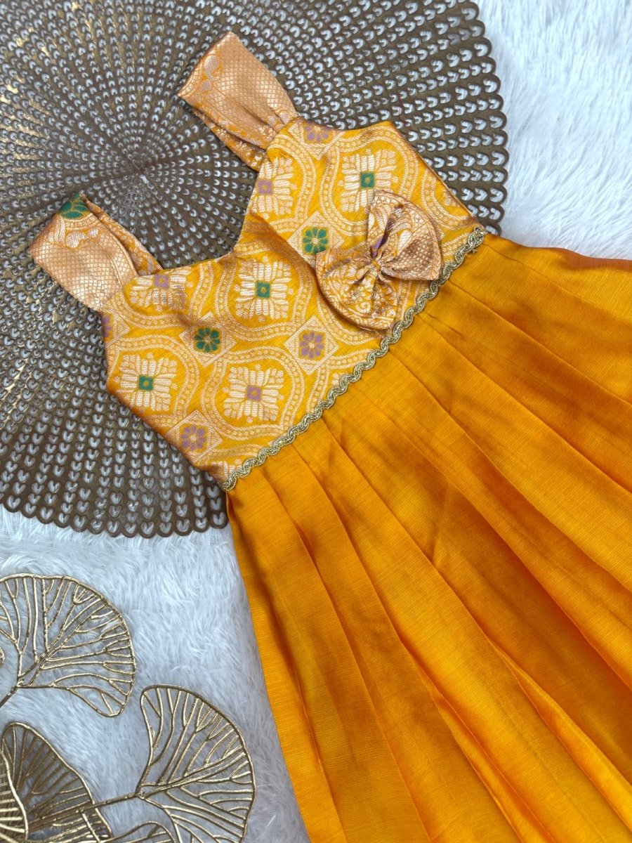 Mazhalai - Yellow Frock Minipattu