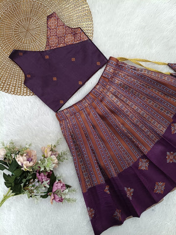 Meera - Purple Designer Minipattu