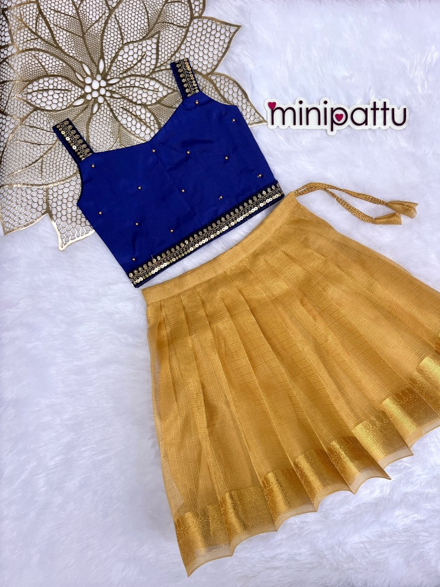 Niha -Blue Gold Minipattu