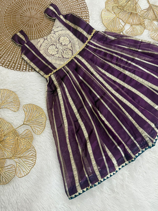 NB Raaga Violet Frock Minipattu