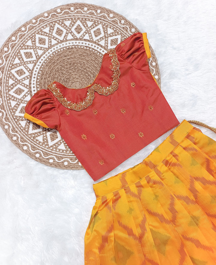 Kural - Red Yellow Designer Minipattu