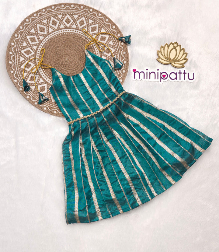 Ritu - Teal Frock Minipattu