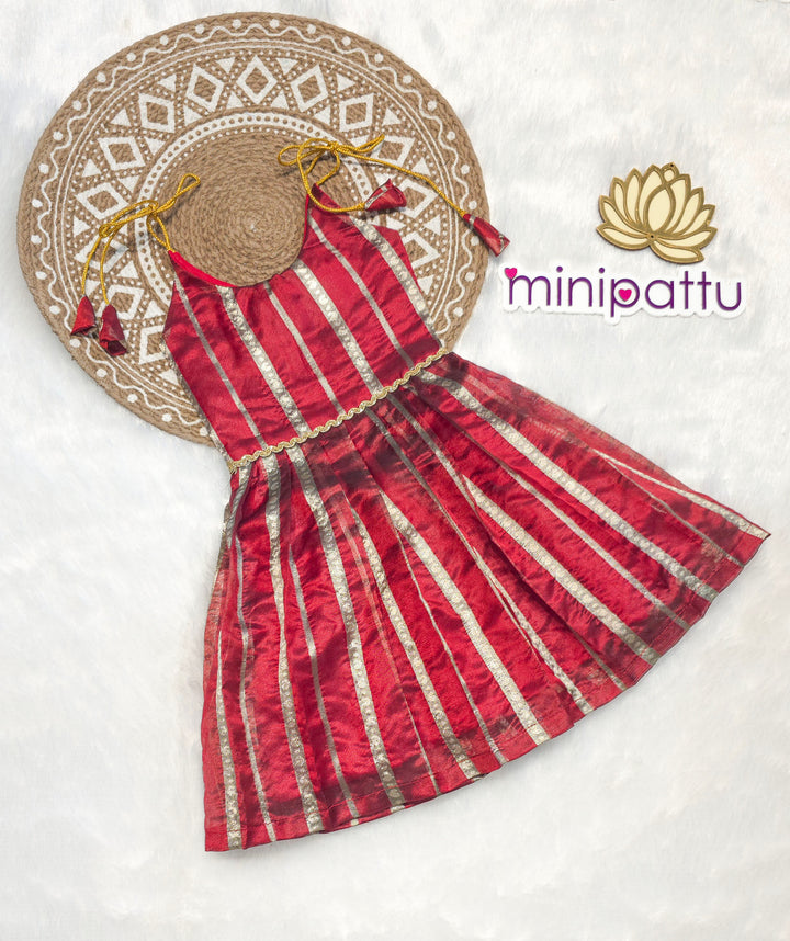 Ritu - Maroon Frock Minipattu