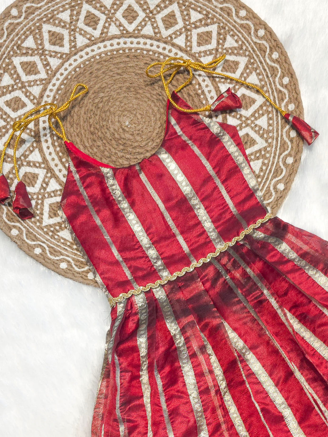 Ritu - Maroon Frock Minipattu