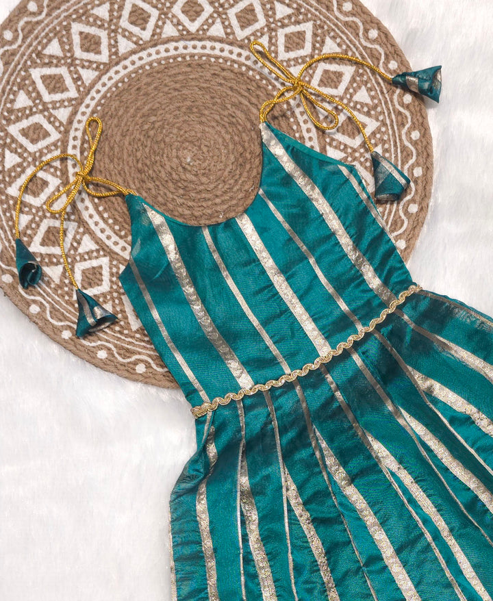 Ritu - Teal Frock Minipattu