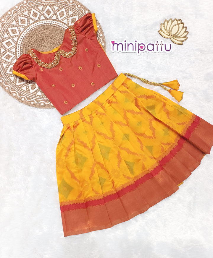 Kural - Red Yellow Designer Minipattu