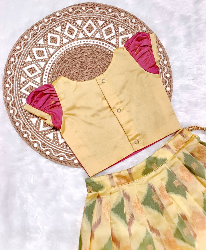Kural -  Magenta Lemon Yellow Designer Minipattu