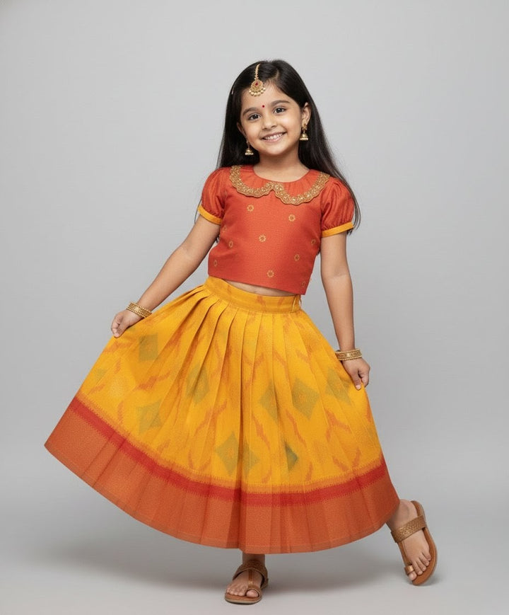 Kural - Red Yellow Designer Minipattu