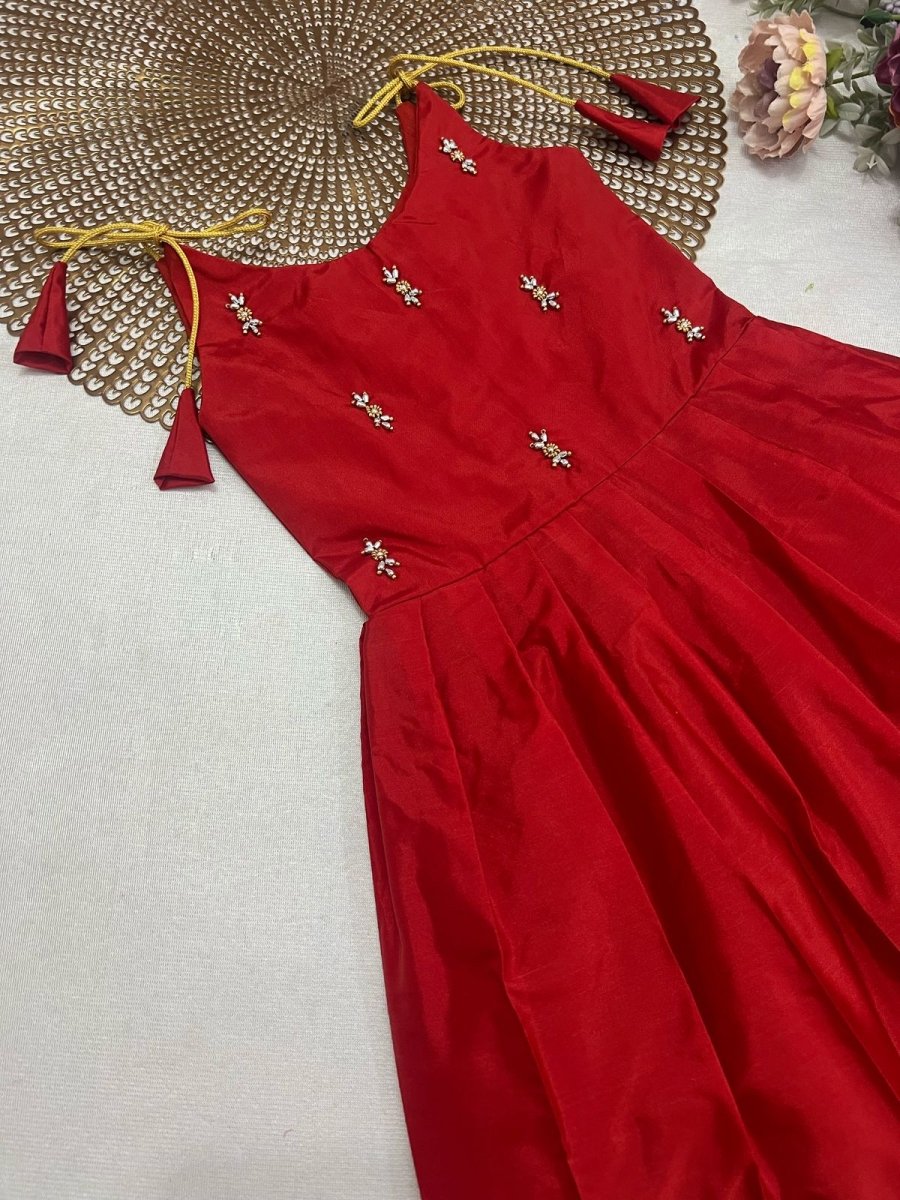 Tejas - Red Butta Frock