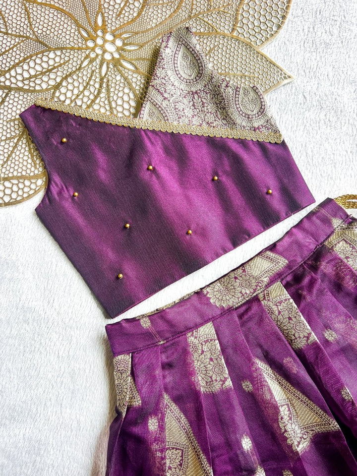 Thooriga - Purple Designer Minipattu