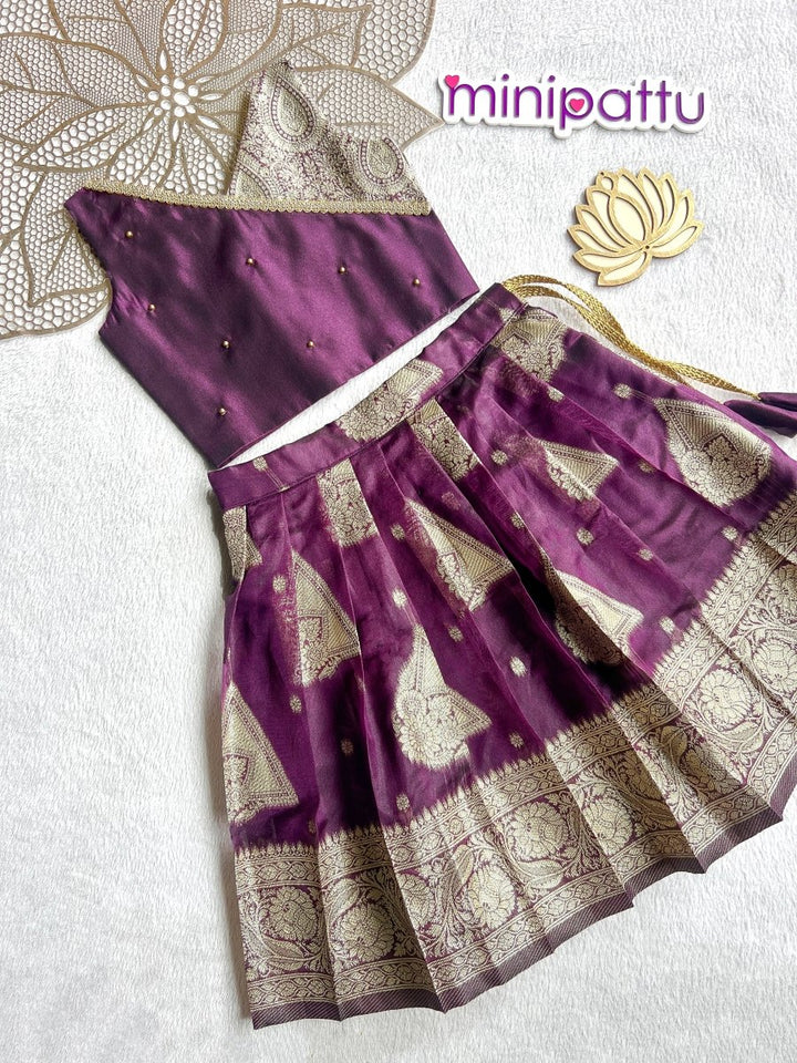 Thooriga - Purple Designer Minipattu