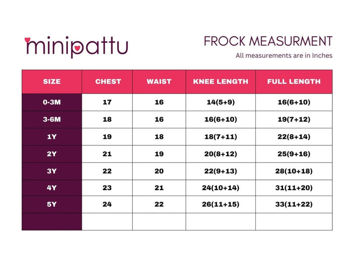 Tinu - Butta Checks Frock Minipattu