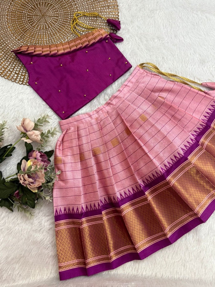 NB Yamuna Purple Pink Minipattu