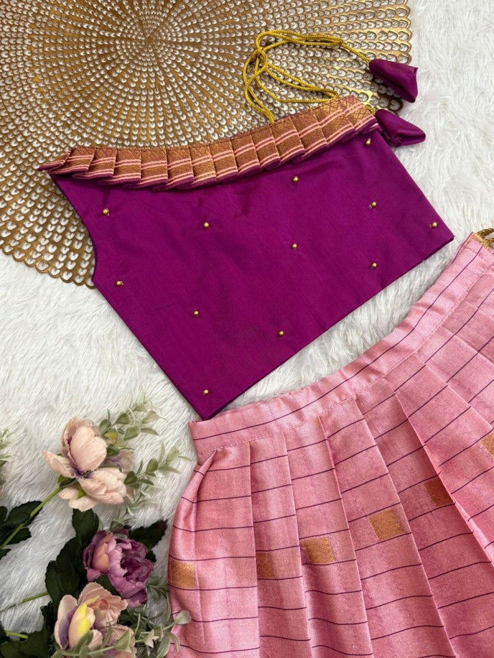 NB Yamuna Purple Pink Minipattu